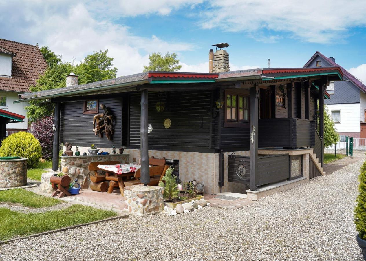 韦耶达Ferienblockhaus Harzidyll公寓 外观 照片